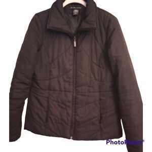 NY & Co black quilted puffy jacket